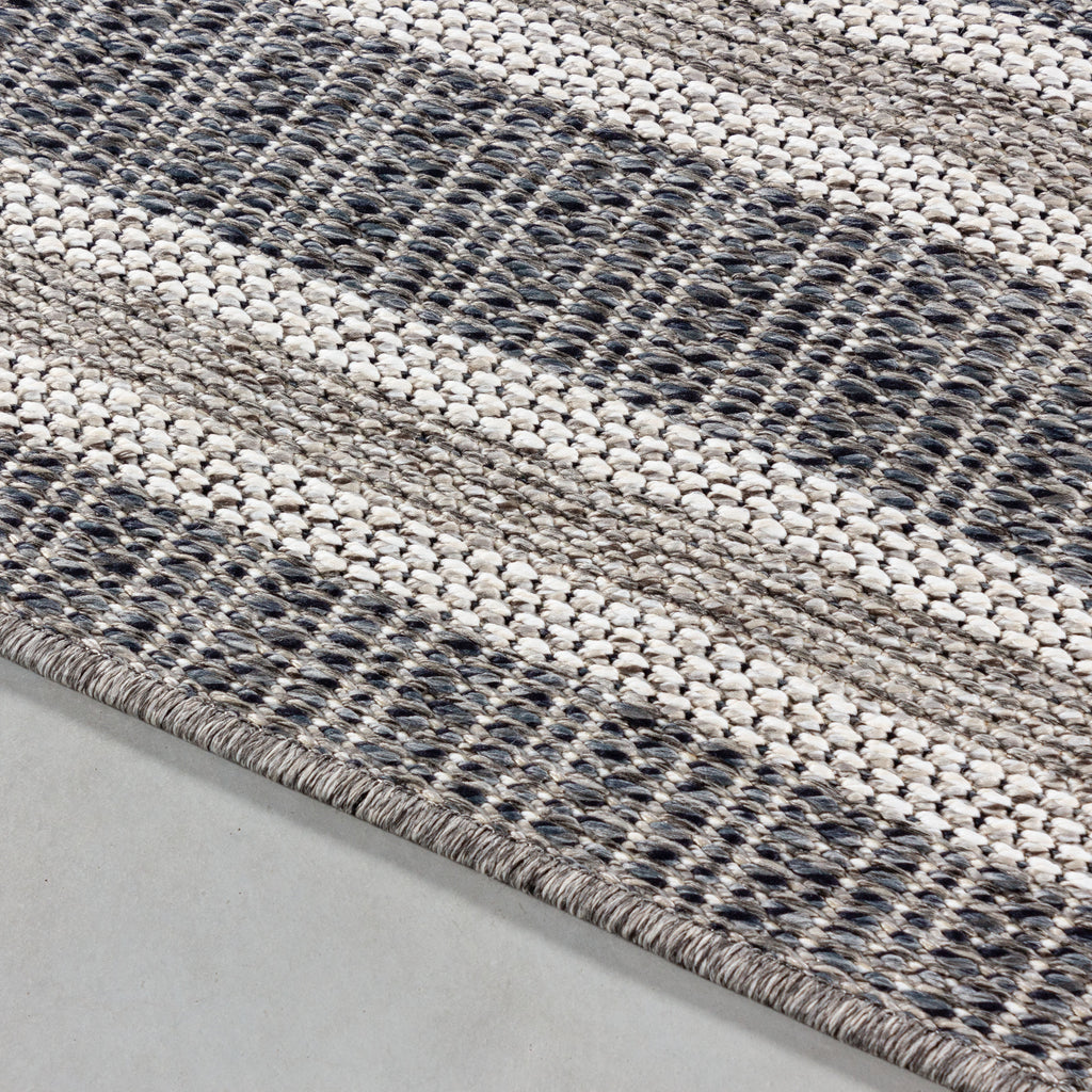 ARUBA - Tapis intérieur / extérieur à motif géométrique gris - ARU4901GRI ARUBA