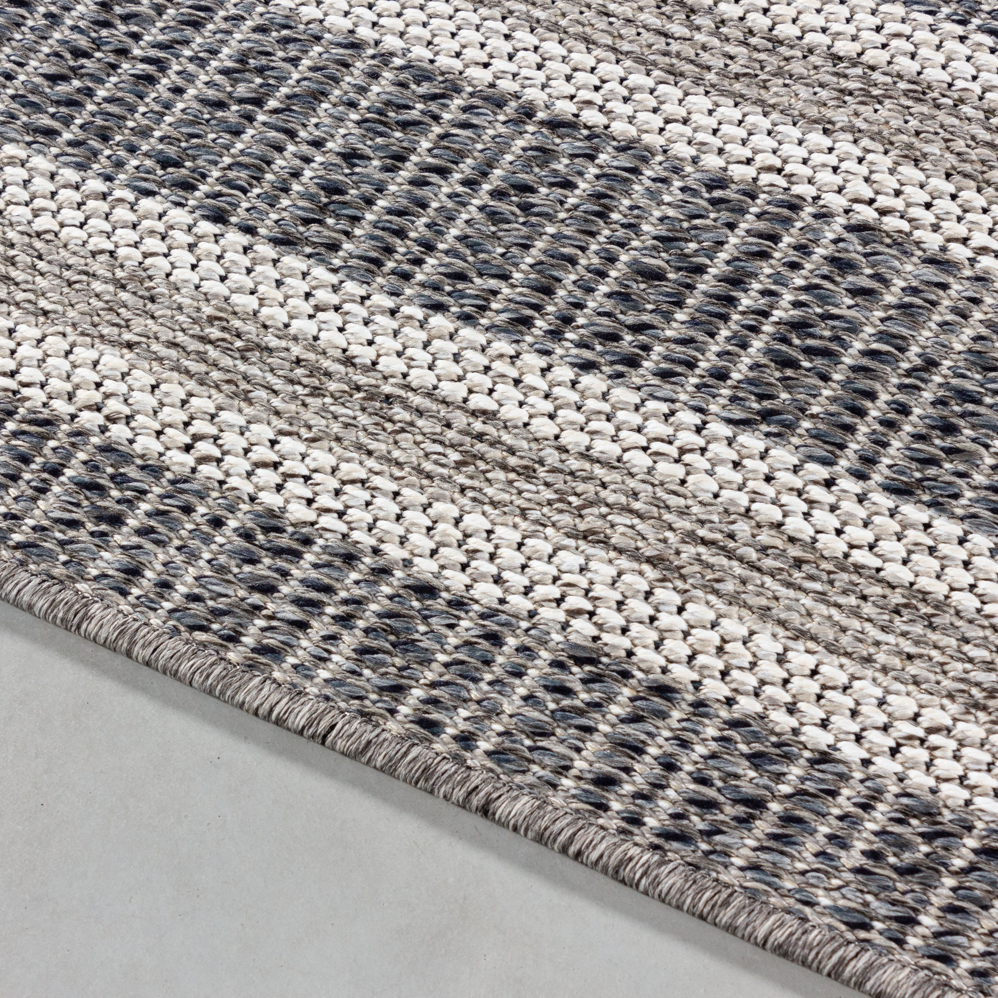 ARUBA - Tapis intérieur / extérieur à motif géométrique gris - ARU4901GRI ARUBA