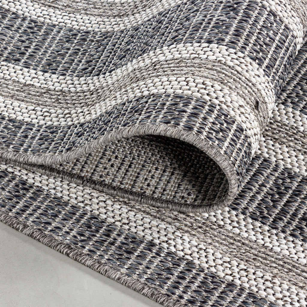 ARUBA - Tapis intérieur / extérieur à motif géométrique gris - ARU4901GRI ARUBA