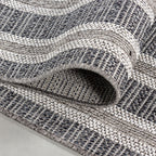 ARUBA - Tapis intérieur / extérieur à motif géométrique gris - ARU4901GRI ARUBA