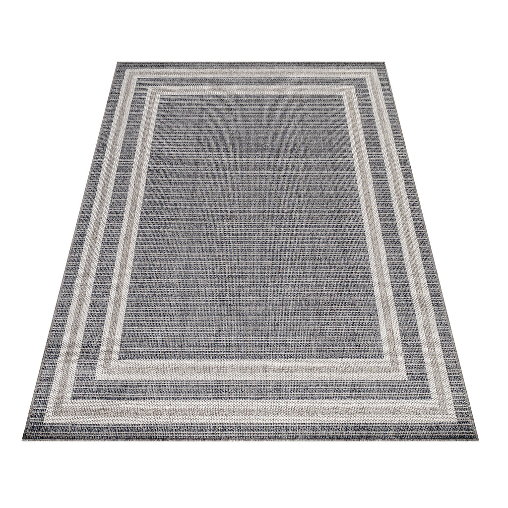ARUBA - Tapis intérieur / extérieur à motif géométrique gris - ARU4901GRI ARUBA