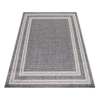 ARUBA - Tapis intérieur / extérieur à motif géométrique gris - ARU4901GRI ARUBA