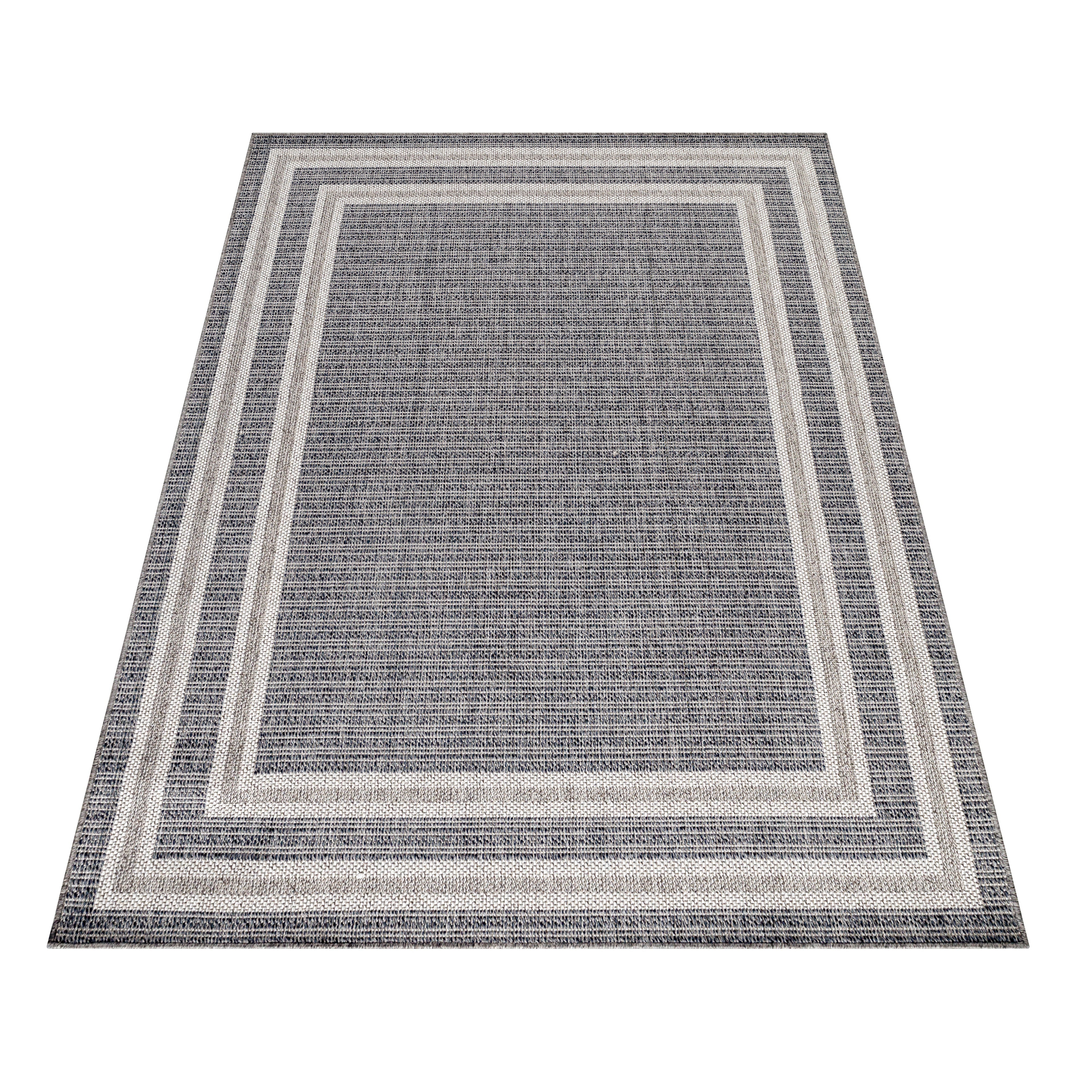 ARUBA - Tapis intérieur / extérieur à motif géométrique gris - ARU4901GRI ARUBA