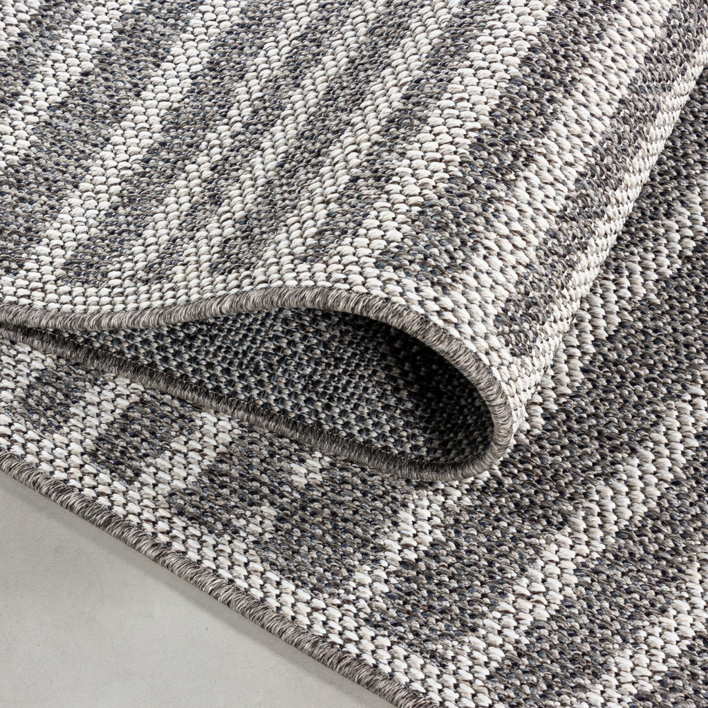ARUBA - Tapis intérieur / extérieur à motif berbère gris - ARU4902GRI ARUBA