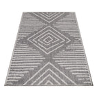 ARUBA - Tapis intérieur / extérieur à motif berbère gris - ARU4902GRI ARUBA