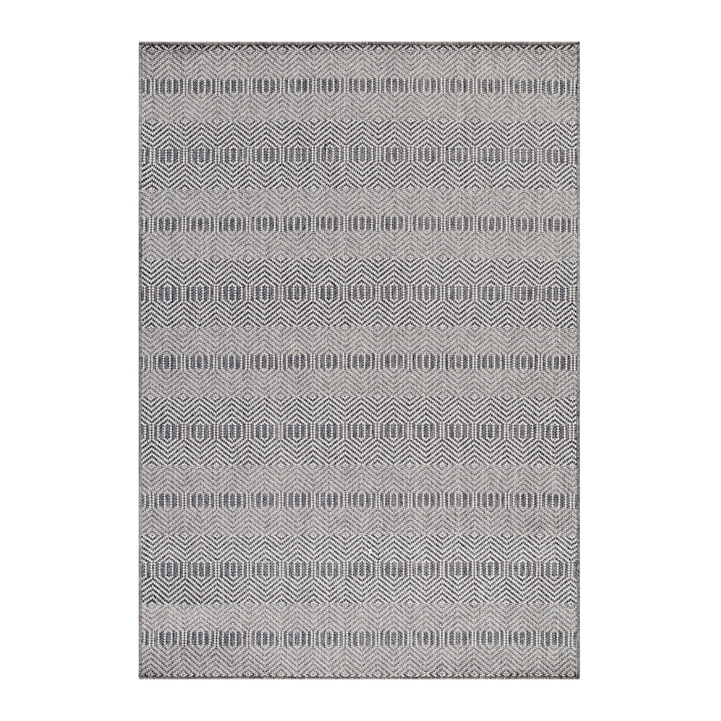 ARUBA - Tapis intérieur / extérieur à motif contemporain gris - ARU4903GRI ARUBA