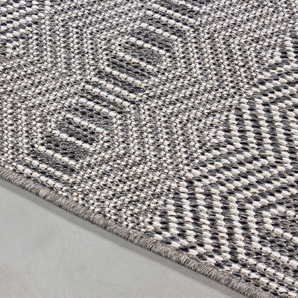 ARUBA - Tapis intérieur / extérieur à motif contemporain gris - ARU4903GRI ARUBA
