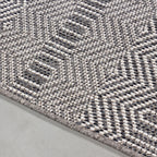 ARUBA - Tapis intérieur / extérieur à motif contemporain gris - ARU4903GRI ARUBA