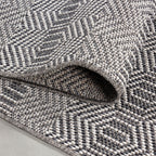 ARUBA - Tapis intérieur / extérieur à motif contemporain gris - ARU4903GRI ARUBA