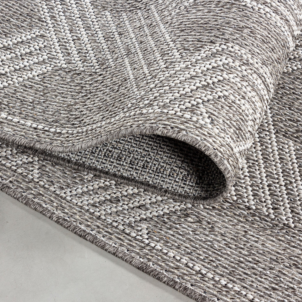 ARUBA - Tapis intérieur / extérieur à motif graphique gris - ARU4904GRI ARUBA