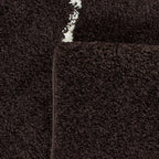 Tapis shaggy en polypropylène à motif berbère brun et crème : ASM380MAR ASMA