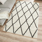 Tapis berbère - Crème - Collection Asma ASMA