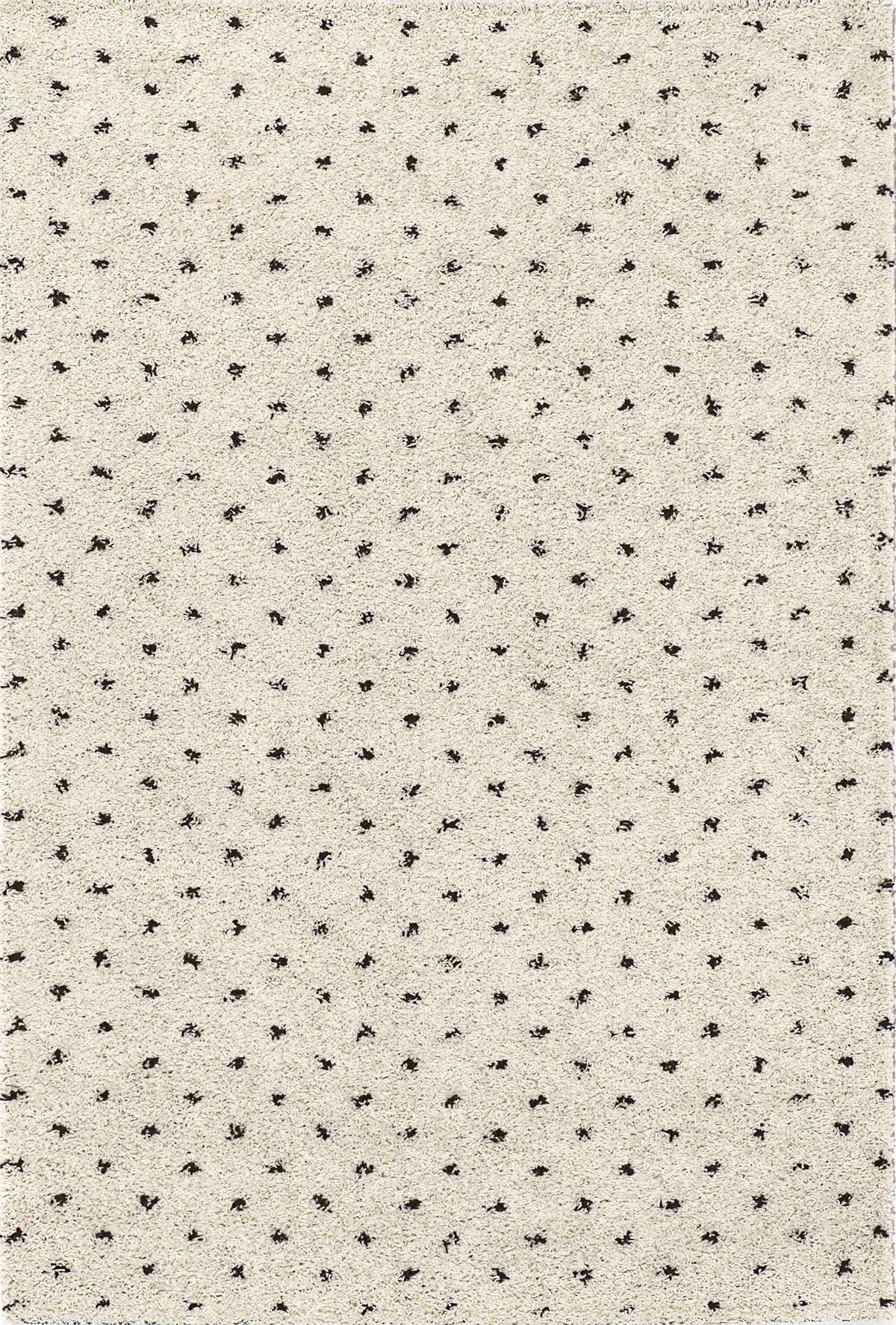 Tapis berbère en polypropylène crème et brun : ASM600CRE ASMA