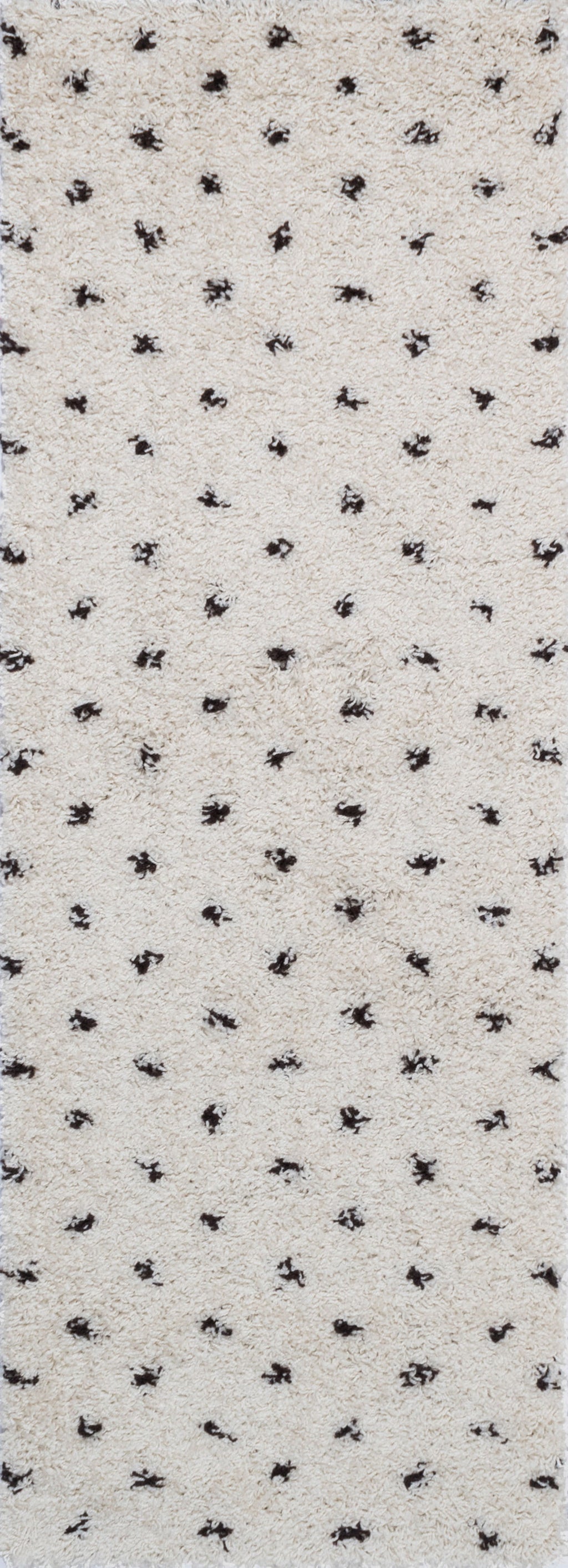 Tapis berbère en polypropylène crème et brun : ASM600CRE ASMA