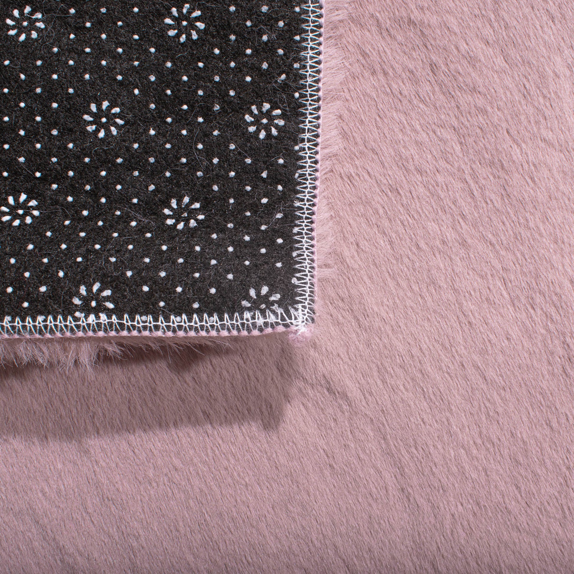 Tapis super doux rose : AVA291ROS AVA