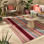 AZUR - Tapis rose pour terrasse et jardin - AZU701ROS AZUR