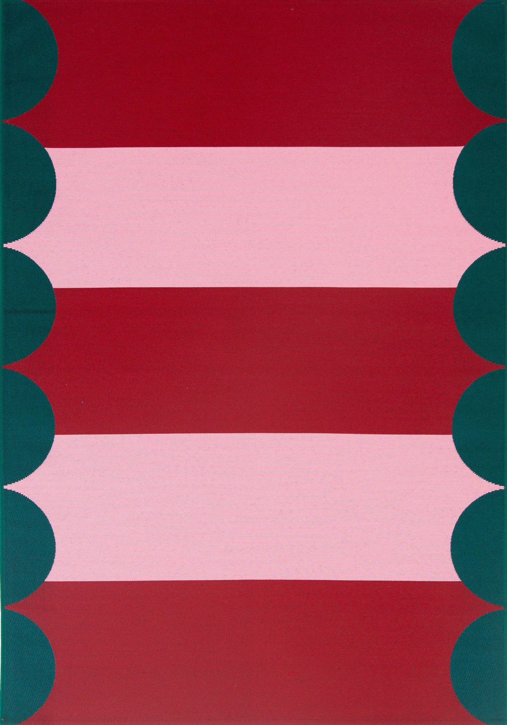 AZUR - Tapis rouge pour terrasse et jardin - AZU702ROU AZUR