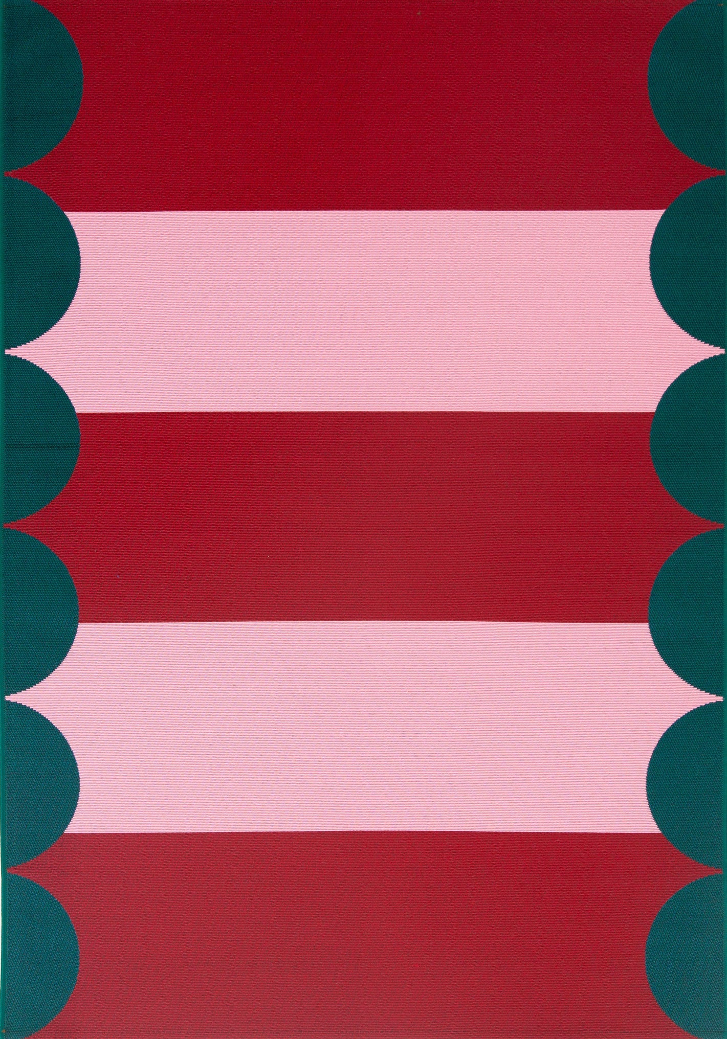 AZUR - Tapis rouge pour terrasse et jardin - AZU702ROU AZUR