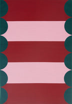 AZUR - Tapis rouge pour terrasse et jardin - AZU702ROU AZUR