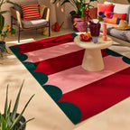 AZUR - Tapis rouge pour terrasse et jardin - AZU702ROU AZUR