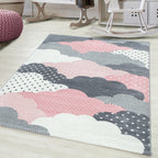 BAMBI - Tapis enfants à motif nuage rose - BAM0820ROS BAMBI