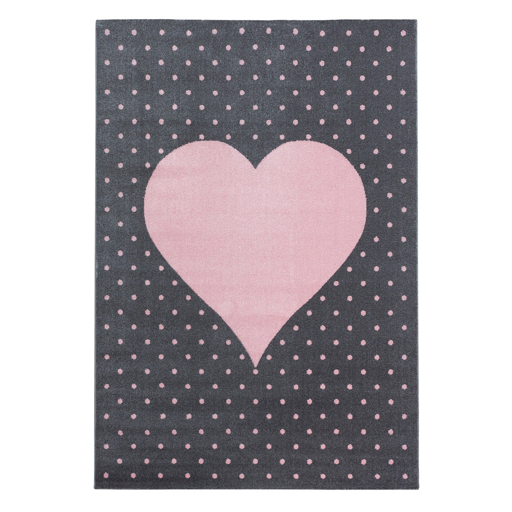 BAMBI - Tapis enfants à motif coeur rose - BAM0830ROS BAMBI