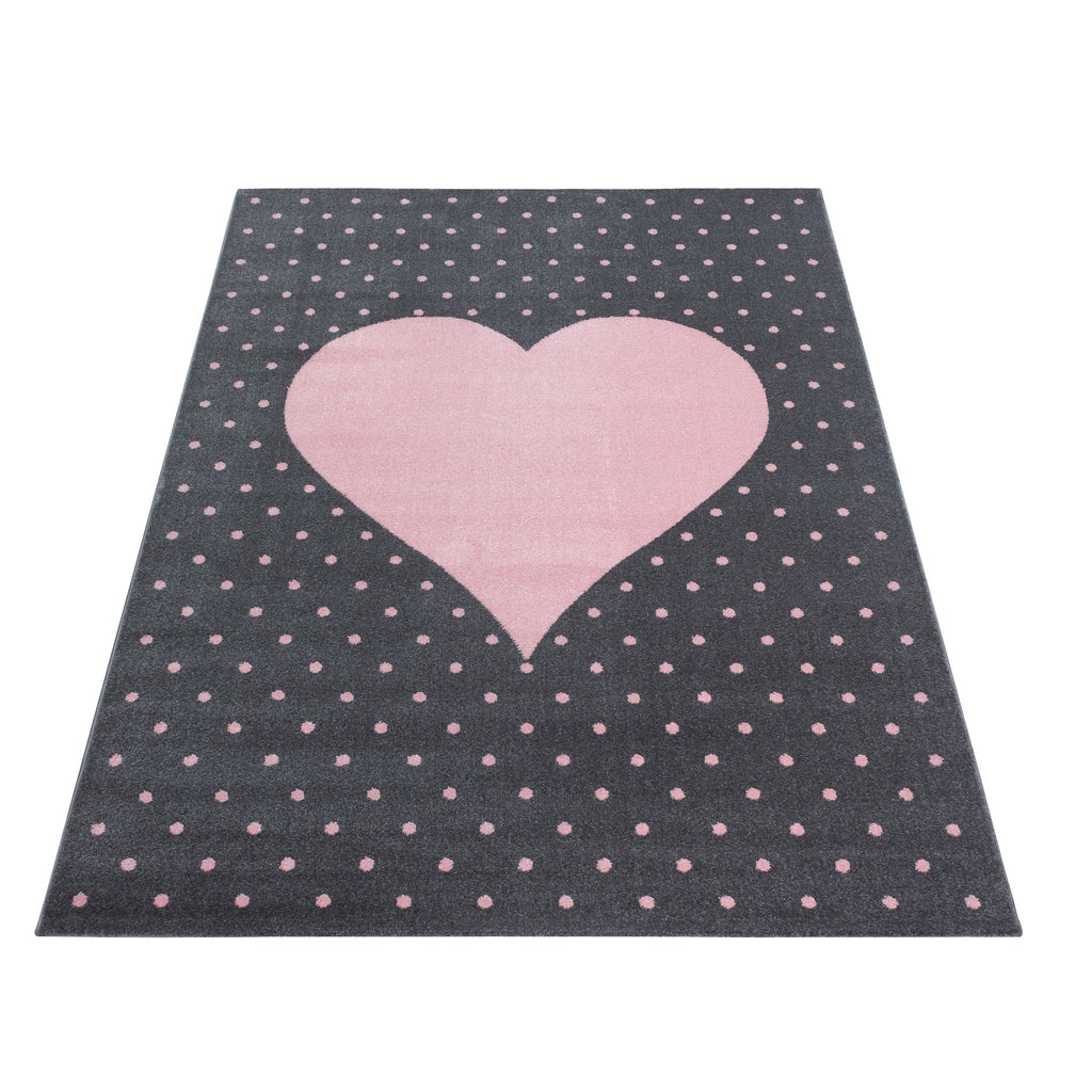 BAMBI - Tapis enfants à motif coeur rose - BAM0830ROS BAMBI