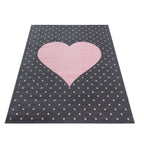 BAMBI - Tapis enfants à motif coeur rose - BAM0830ROS BAMBI