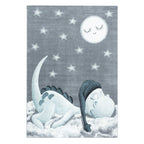 BAMBI - Tapis enfants à motif dinosaure bleu - BAM0840BLE BAMBI