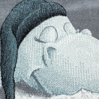 BAMBI - Tapis enfants à motif dinosaure bleu - BAM0840BLE BAMBI