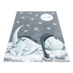 BAMBI - Tapis enfants à motif dinosaure bleu - BAM0840BLE BAMBI
