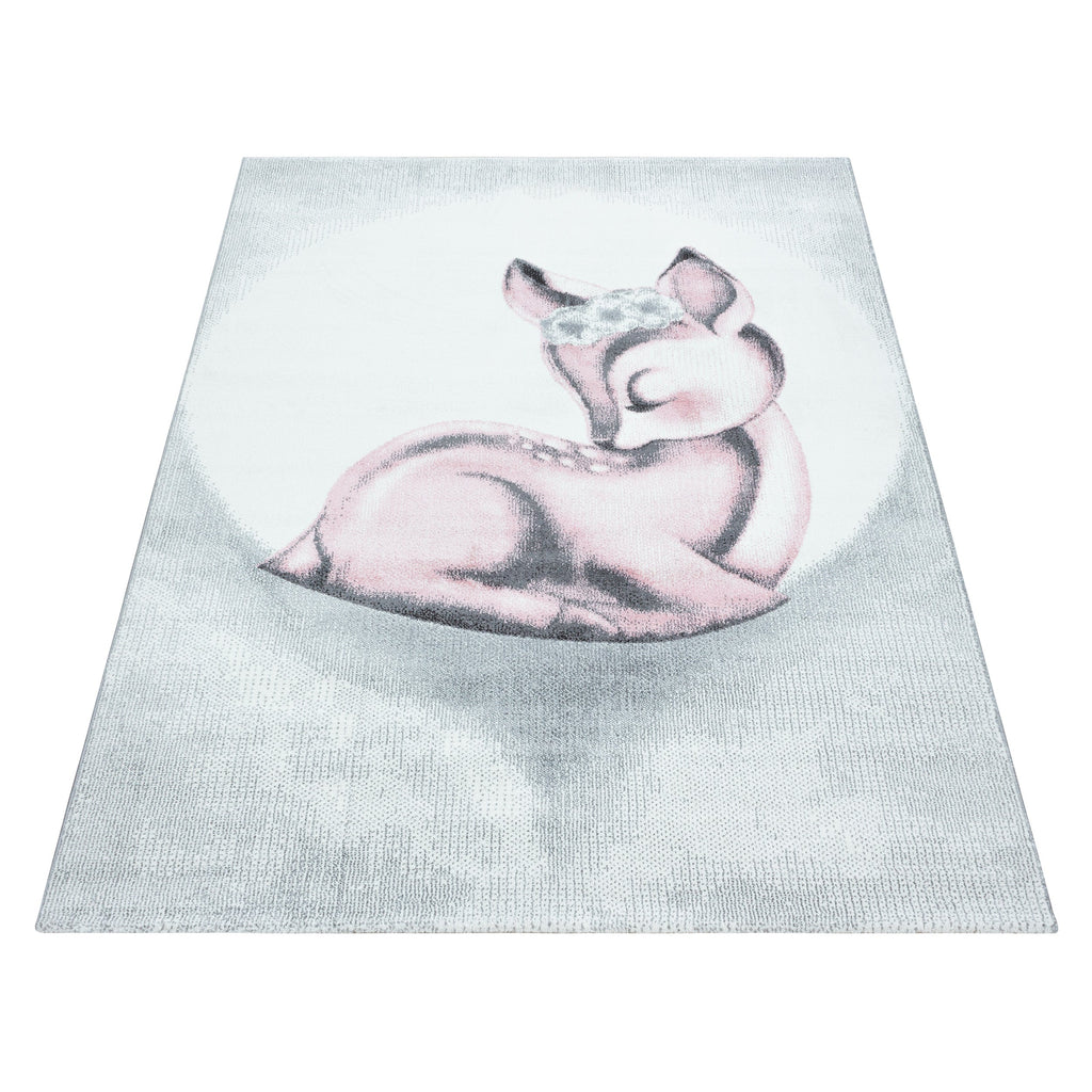 BAMBI - Tapis enfants à motif biche rose - BAM0850ROS BAMBI