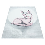 BAMBI - Tapis enfants à motif biche rose - BAM0850ROS BAMBI