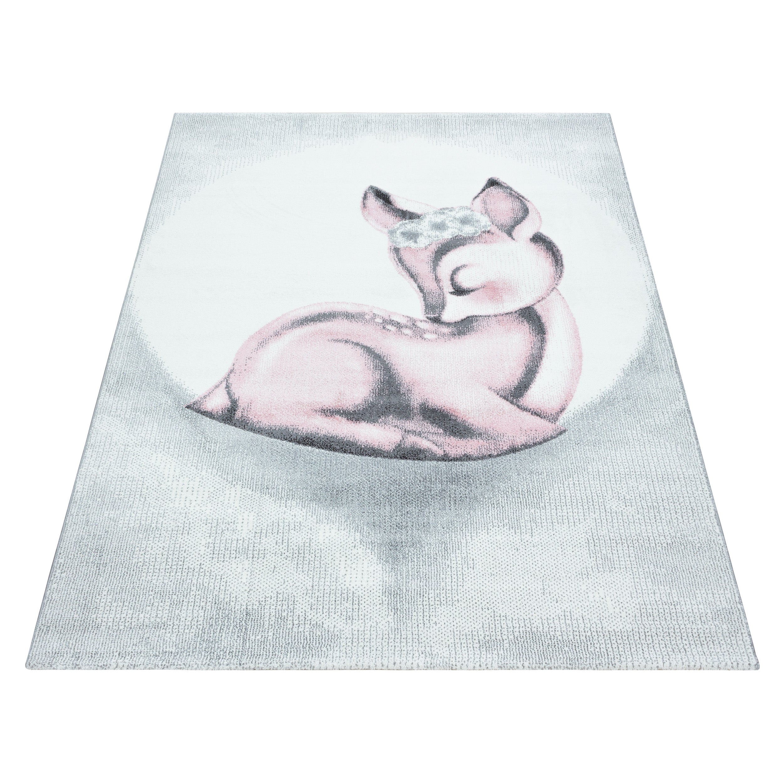 BAMBI - Tapis enfants à motif biche rose - BAM0850ROS BAMBI
