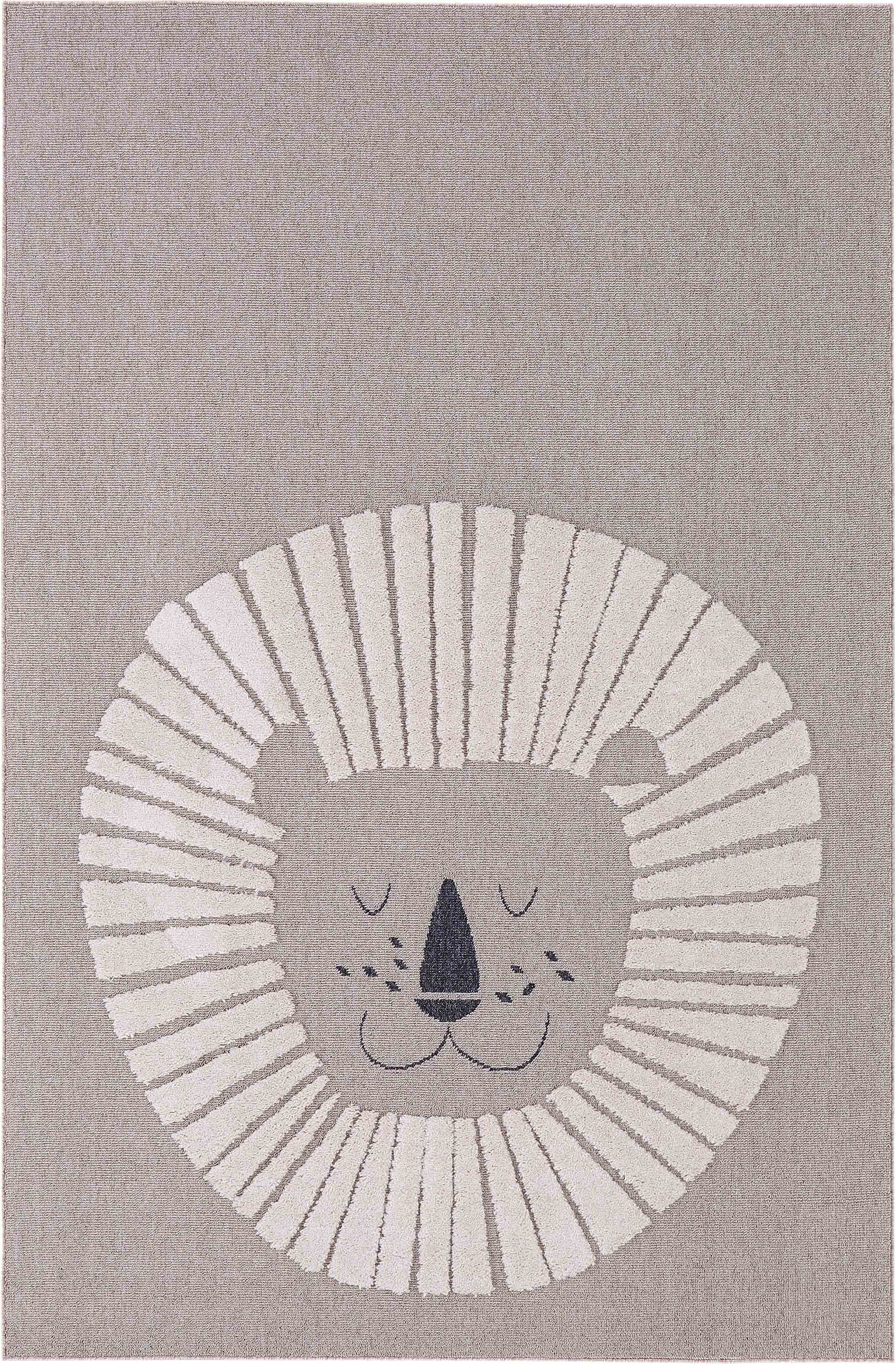 Tapis pour enfant motif tête de lion BAMBI