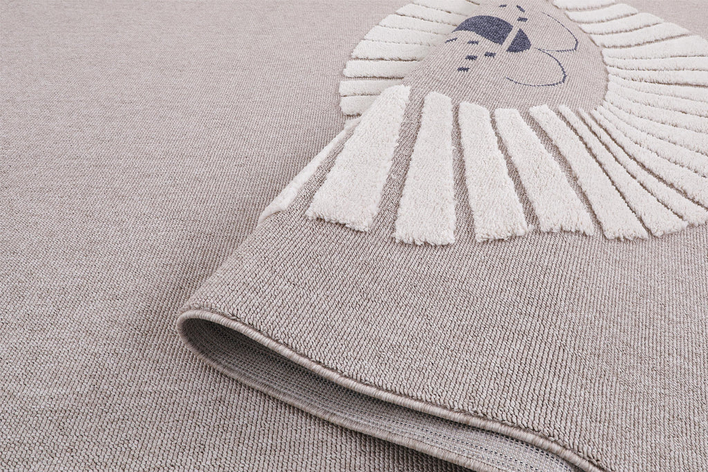 Tapis pour enfant motif tête de lion BAMBI