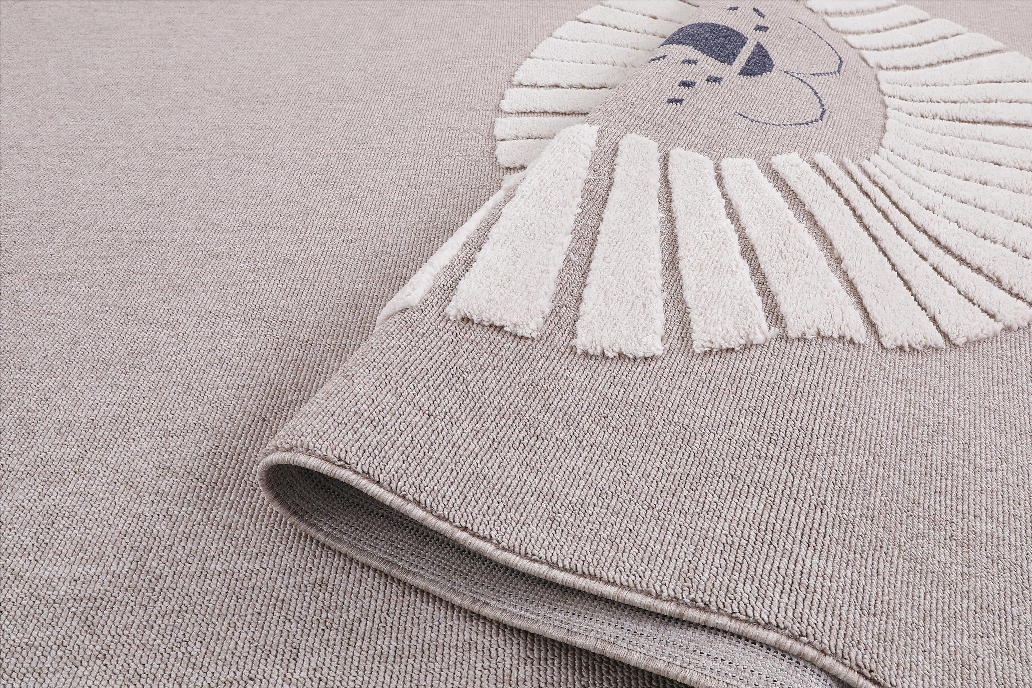 Tapis pour enfant motif tête de lion BAMBI