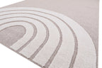 Tapis enfant arc en ciel beige BAMBI