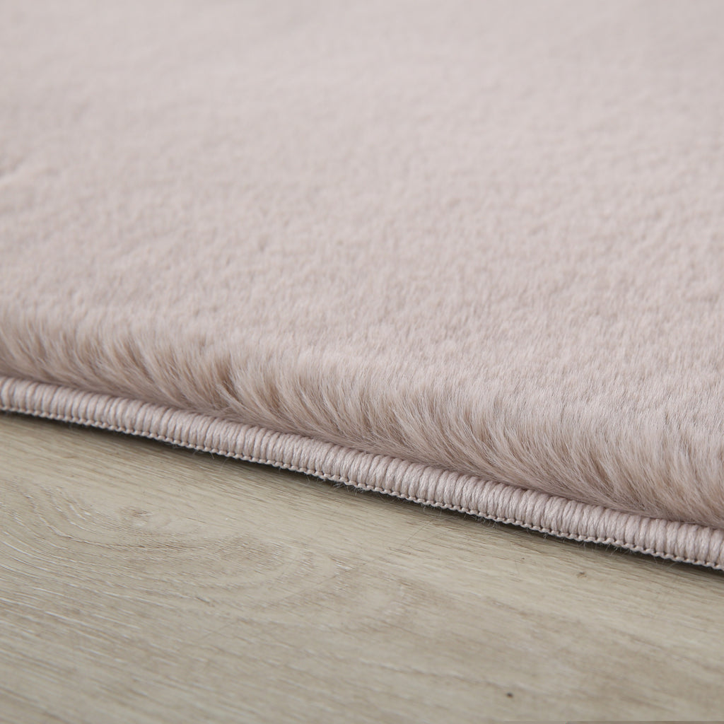 BARROW - Tapis uni doux à poils longs - BAR5100BEI
