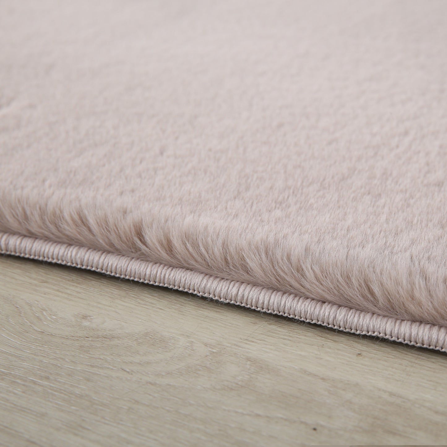 BARROW - Tapis uni doux à poils longs - BAR5100BEI