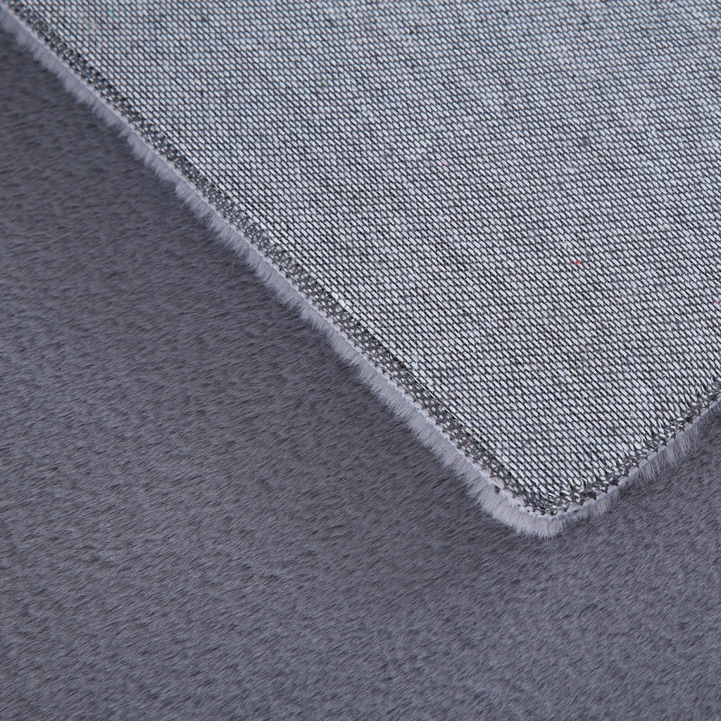BARROW - Tapis uni doux à poils longs - BAR5100GRI