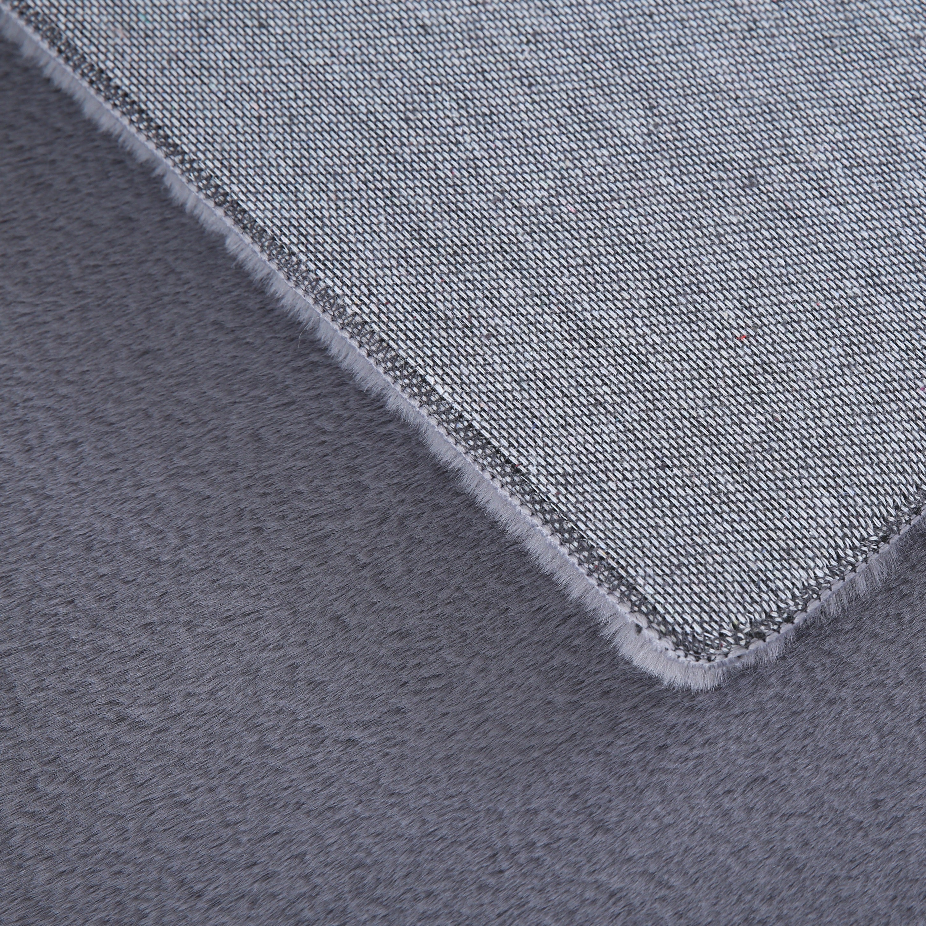 BARROW - Tapis uni doux à poils longs - BAR5100GRI
