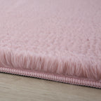 BARROW - Tapis uni doux à poils longs - BAR5100ROS