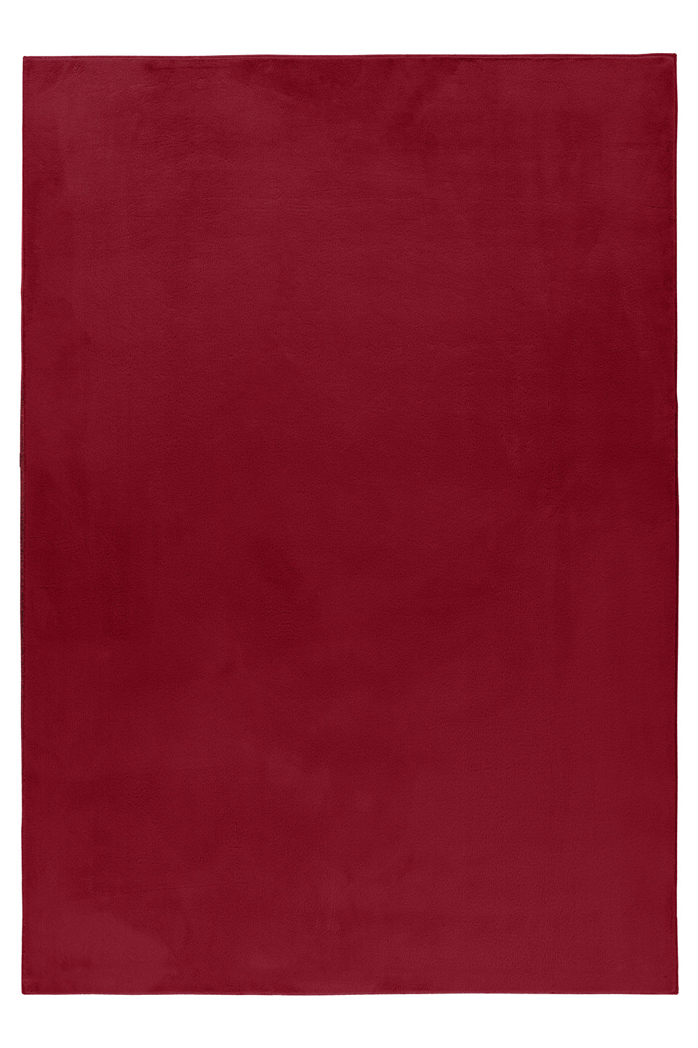BARROW - Tapis uni doux à poils longs - BAR5100ROU
