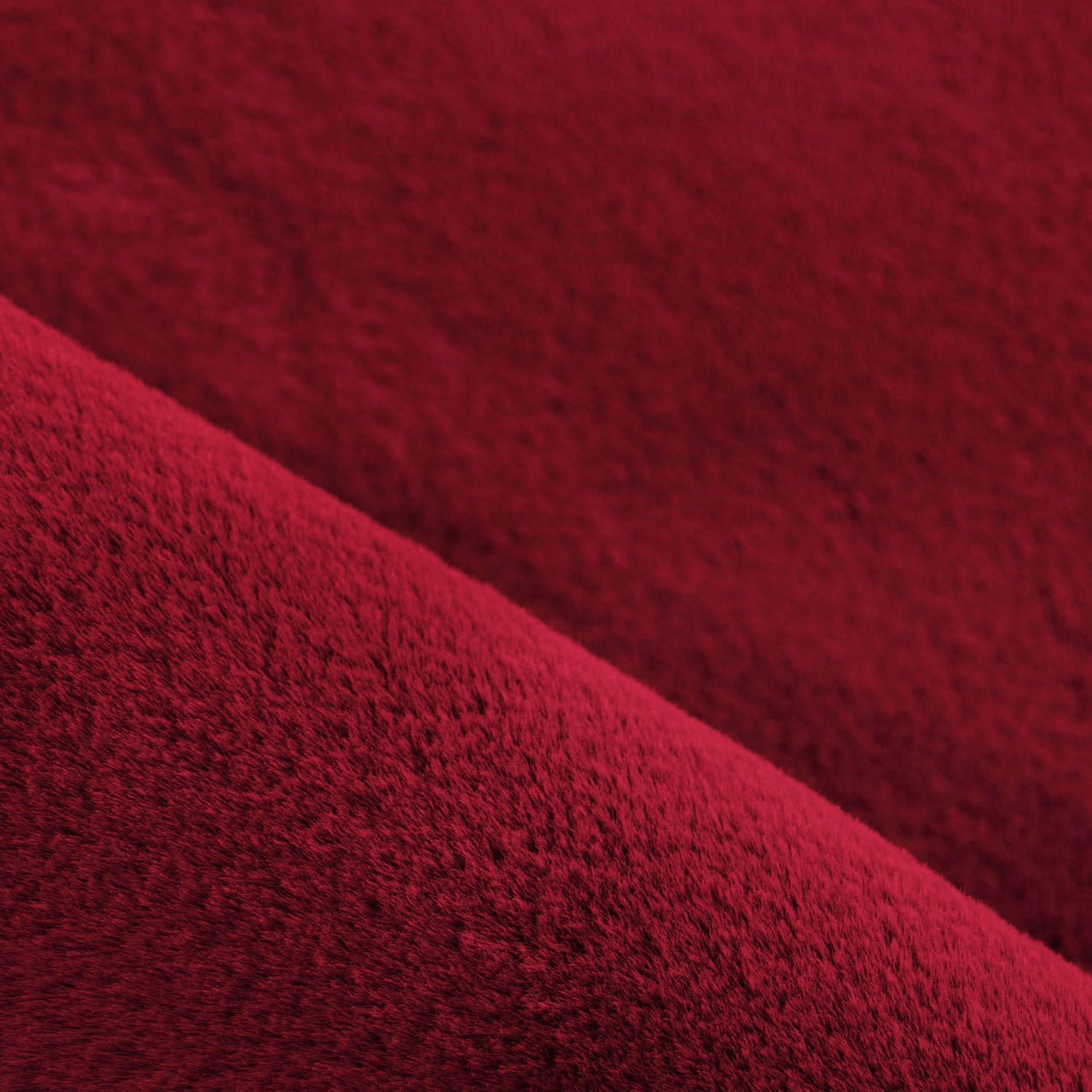 BARROW - Tapis uni doux à poils longs - BAR5100ROU