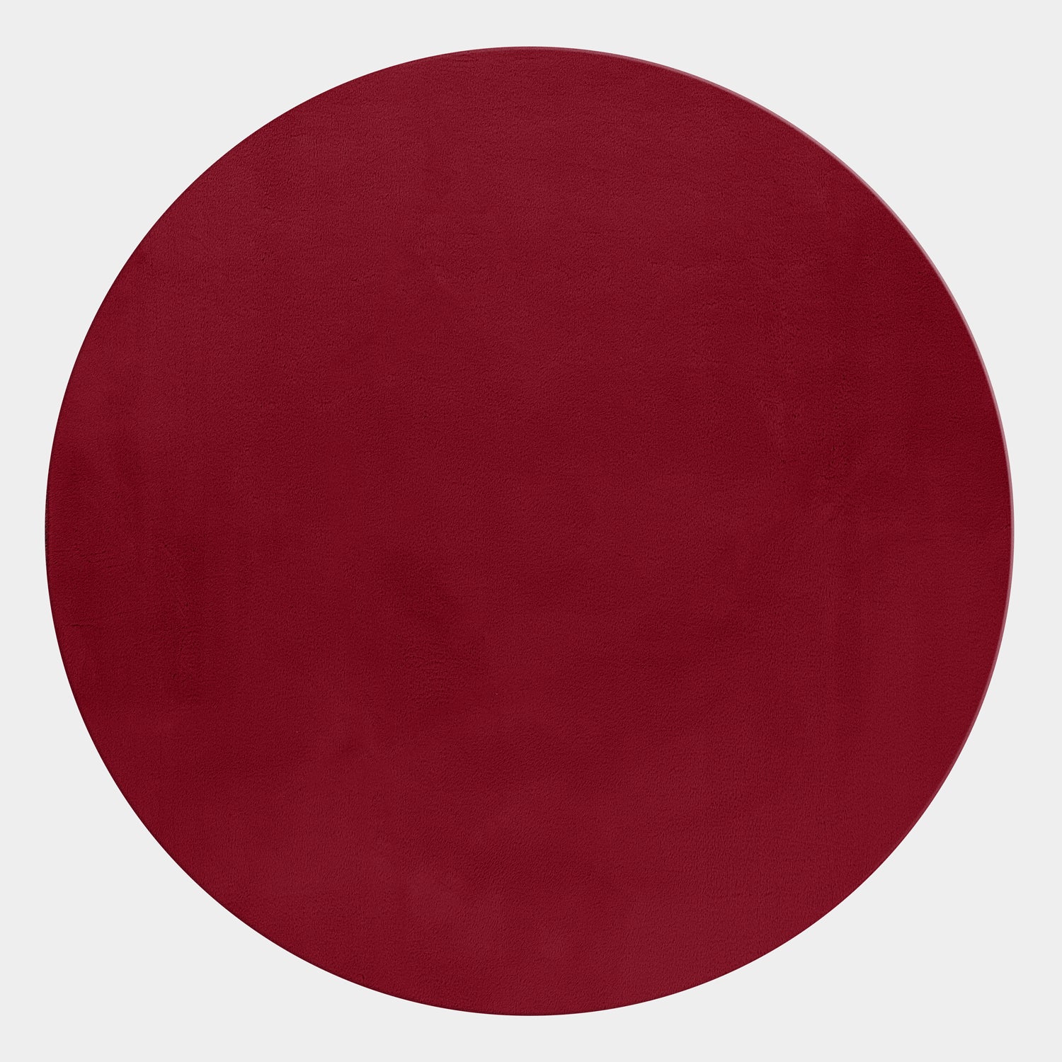 BARROW - Tapis uni rond doux à poils longs - BAR5100ROU