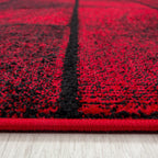 BETA - Tapis de salon à motif géométrique rouge - BET1110ROU BETA