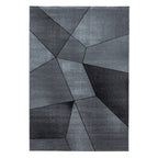 BETA - Tapis de salon à motif géométrique gris - BET1120GRI BETA