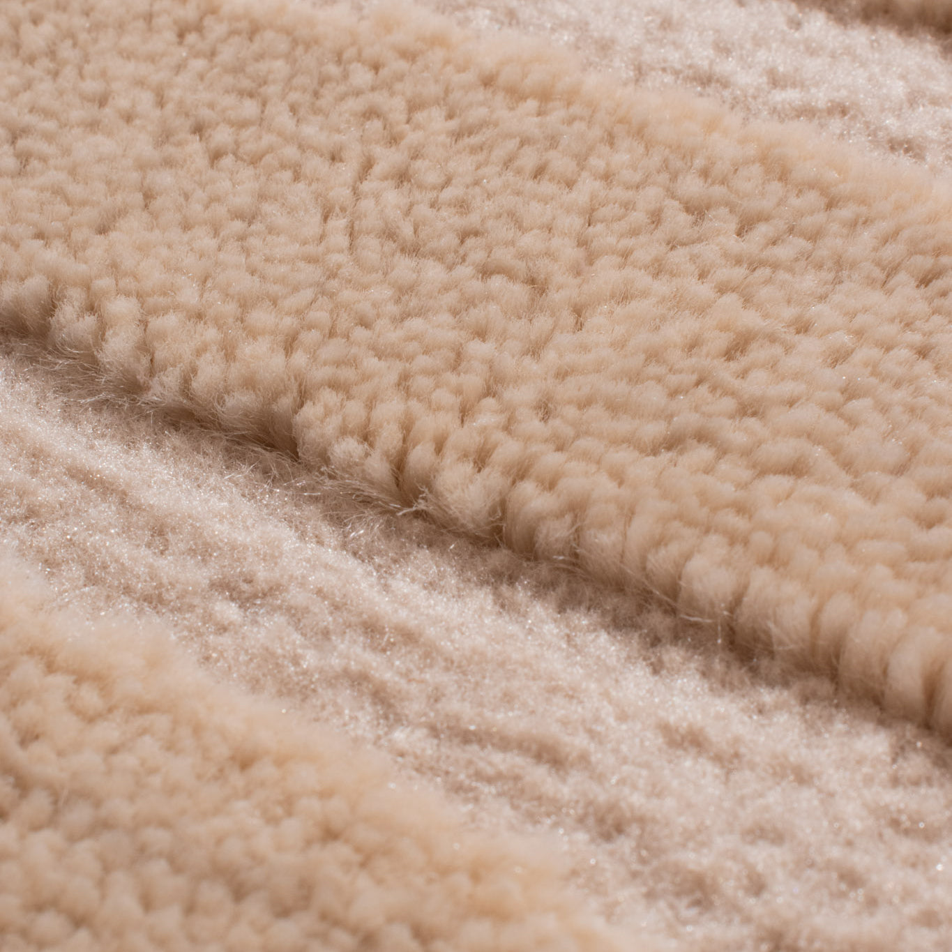 BIANCA - Tapis rond moderne beige motif arc-en-ciel - BIA157BEI BIANCA