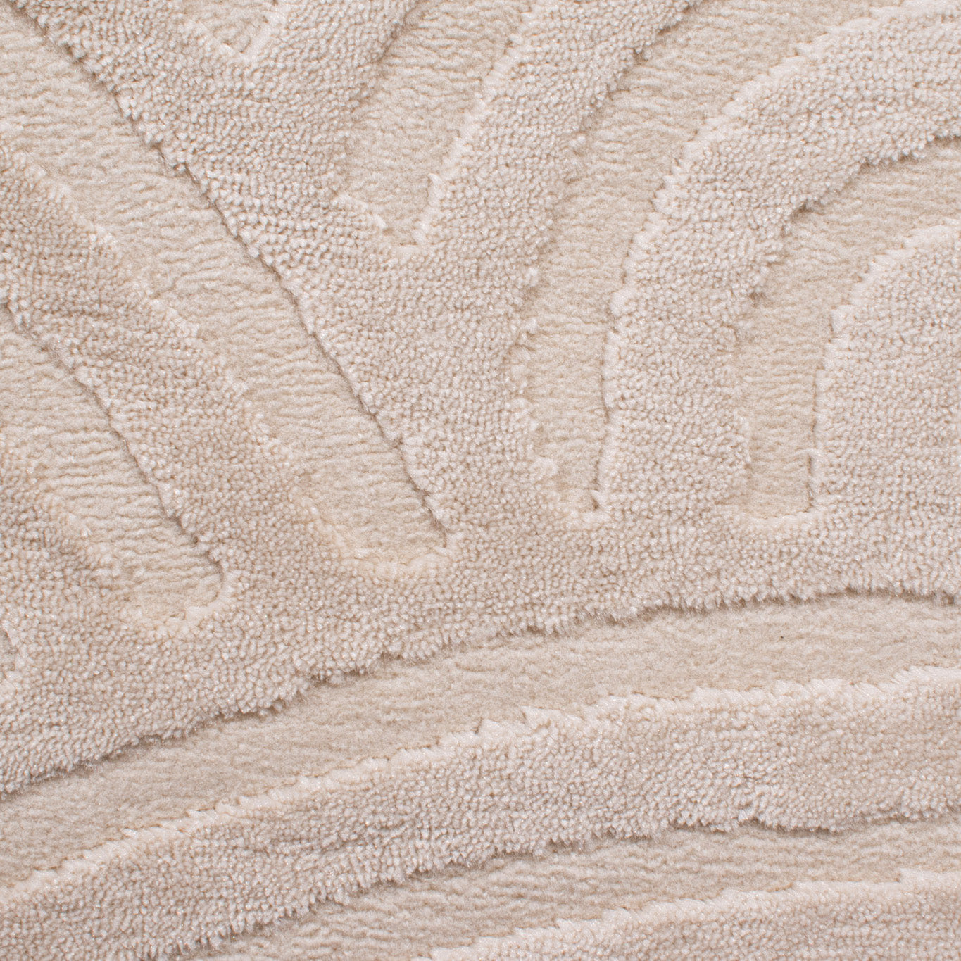 Tapis rond arc-en-ciel crème avec longs poils en relief : BIA157CRE (Copie) BIANCA